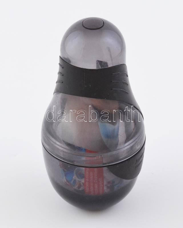 Jamie Oliver fűszerőrlő mozsár, kopásnyomokkal, m: 16 cm