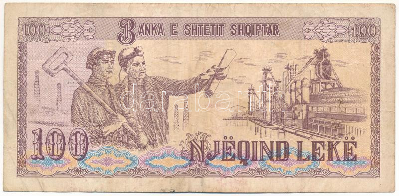Albánia 1991. 100L T:III Albania 1991. 100 Leke C:F Krause P#47
