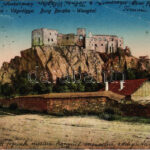 1917 Beckó, Beczkó, Beckov; Vág völgye, vár / Das Waagthal / Váh river valley, castle (EB)