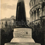 1908 Pola, Pula; Monumento a Elisabetta / Kaiserin Elisabeth Monument (Sisi) / Erzsébet királynő szobor (Sissi). G. Fano 1908.09-51. (EK)