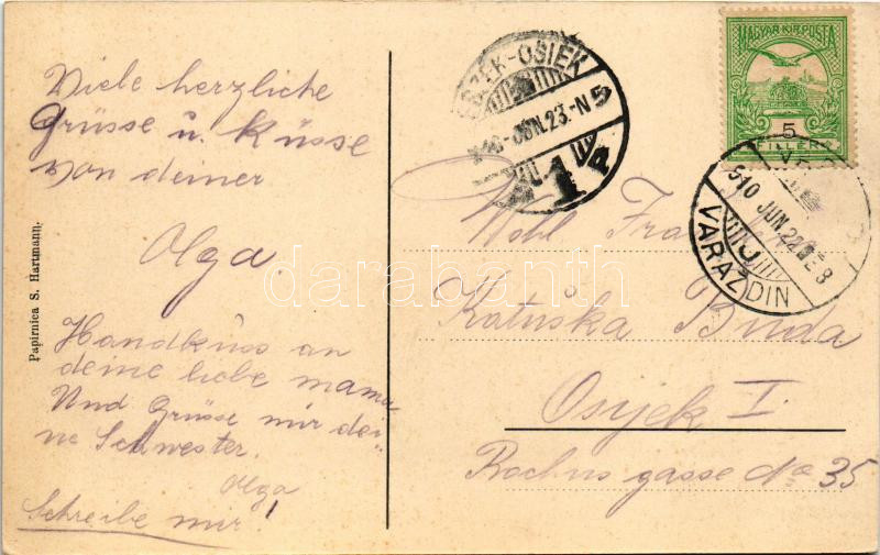 1910 Varasd, Warasdin, Varazdin; Dvorac Bedekovic / kastély / castle, villa - Image 2