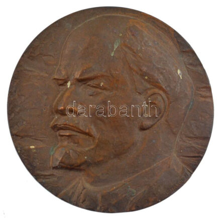 Szovjetunió 1970. 'Lenin születésének 100. évfordulójára' kétoldalas bronz emlékérem (60mm) T:2 Soviet Union 1970. '100th anniversary of Lenin's birth' two-sided bronze medallion (60mm) C:XF