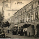 1917 Zamosc, Ul. Ormianska / street + 'K.u.k. Infanterieregiment Schoedler No. 30. V. Ersatzkompagnie' (EK)