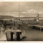1938 Balatonlelle, strand (EK)