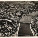 Budapest, Dunai látkép, Buda. A m. kir. Állami Térképészeti Intézet légi felvétele 490.