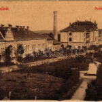 1910 Bártfa, Bártfafürdő, Bardejovské Kúpele, Bardiov, Bardejov; Park részlet, ásványfürdő. W.L. (?) 711. / park, spa, bath (EB)