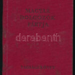 1953 MDP tagsági igazolvány Biszku Béla aláírásával