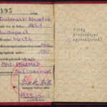 1953 MDP tagsági igazolvány Biszku Béla aláírásával - Image 2