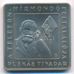 2008. 1000Ft Cu-Ni 'Telefonhírmondó - Puskás Tivadar' T:BU karc Adamo EM216