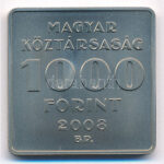 2008. 1000Ft Cu-Ni 'Telefonhírmondó - Puskás Tivadar' T:BU karc Adamo EM216 - Image 2
