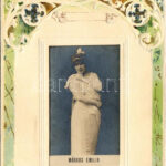 Márkus Emília. Szecessziós dombornyomott / Art Nouveau, embossed, litho (EK)