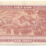 Vietnám / Dél-Vietnám 1955. 5D T:III Vietnam / South Vietnam 1955. 5 Dong C:F Krause P#13 - Image 2