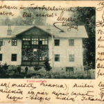 1905 Uzsok, Uzhok; Fürdő szálloda. Klein Jenő felvétele / spa hotel (EK)