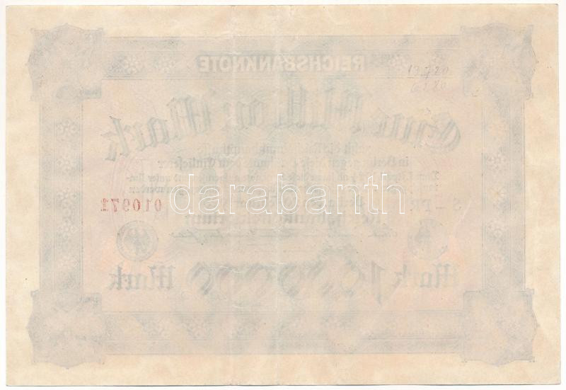 Németország / Weimari Köztársaság 1923. 1.000.000M T:III Germany / Weimar Republic 1923. 1.000.000 Mark C:F - Image 2