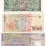 Románia 1966. 25L + 1998. 5000L + 2001. 50.000L T:I--III Romania 1966. 25 Lei + 1998. 5000 Lei + 2001. 50.000 Lei C:AU-F - Image 2