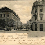 1901 Zagreb, Zágráb, Agram; Marovska ulica / Meierhofgasse / utca / street (EK)