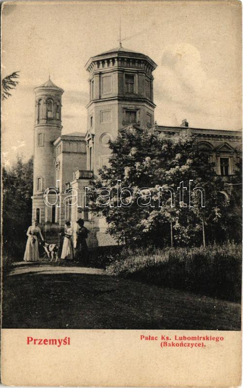 Przemysl, Palac Ks. Lubomirskiego (Bakonczyce) / Lubomirski Palast in Premissel, castle. Fotorgr. E.T. Jurkiewicz