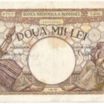 Románia 1944. 2000L T:III beszakadások, fo. Romania 1944. 2000 Lei C:F tears, spotted Krause P#54