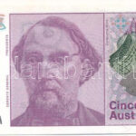 Argentína DN (1989) 50A 'RDP, JGF' T:I Argentina ND (1989) 50 Australes 'RDP, JGF' C:UNC Krause P#326