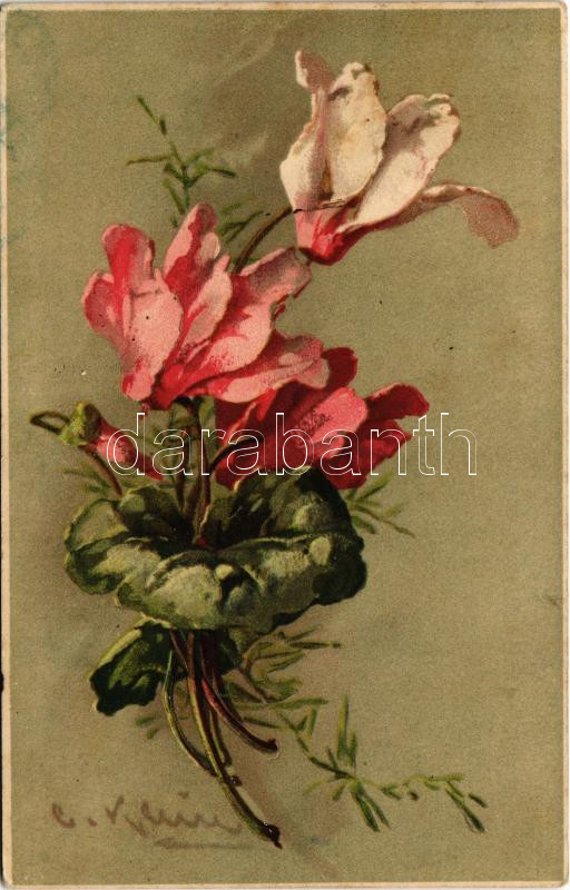 1908 Flowers. M. & L. Serie 114. litho s: C. Klein (fl)