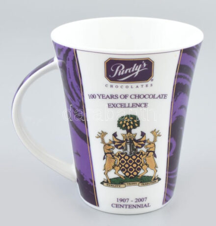 Purdy's bögre, porcelán, jelzett, hibátlan, m: 10 cm