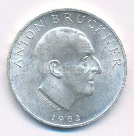 Ausztria 1962. 25Sch Ag 'Anton Bruckner' T:1- Austria 1962. 25 Schilling Ag 'Anton Bruckner' C:AU Krause KM#2892