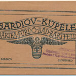 Bártfa, Bártfafürdő, Bardejovské Kúpele, Bardiov, Bardejov; füzet 8 lappal / booklet with 8 pages