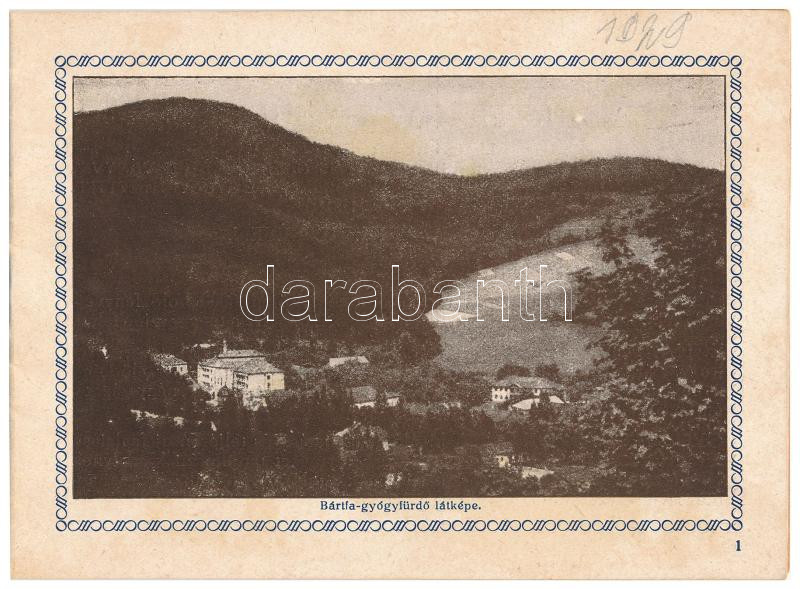 Bártfa, Bártfafürdő, Bardejovské Kúpele, Bardiov, Bardejov; füzet 8 lappal / booklet with 8 pages - Image 2