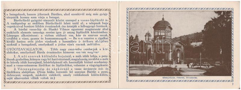 1929 Bártfa, Bártfafürdő, Bardejovské Kúpele, Bardiov, Bardejov; füzet 8 lappal / booklet with 8 pages - Image 2