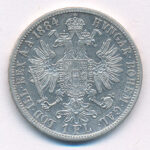 Ausztria 1884. 1Fl Ag 'Ferenc József' T:2- Austria 1884. 1 Florin Ag 'Franz Joseph' C:VF Krause KM#2222 - Image 2