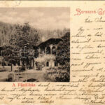 1900 Borosznófürdő, Brusno-kúpele (Borosznó, Brusznó, Brusno); A fürdőház. Ivánszky Elek kiadása / spa, bathhouse (EK)
