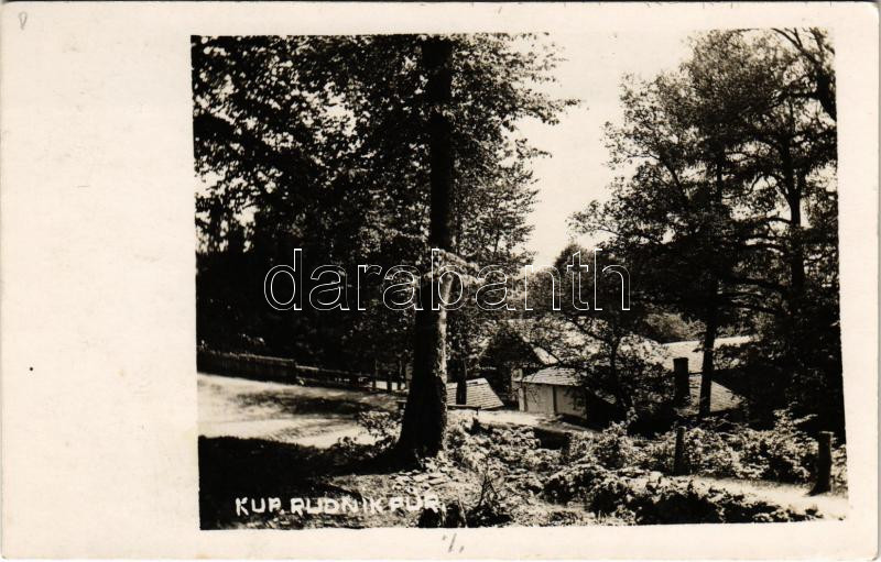 1934 Rudnok, Rudník; fürdő / spa. photo