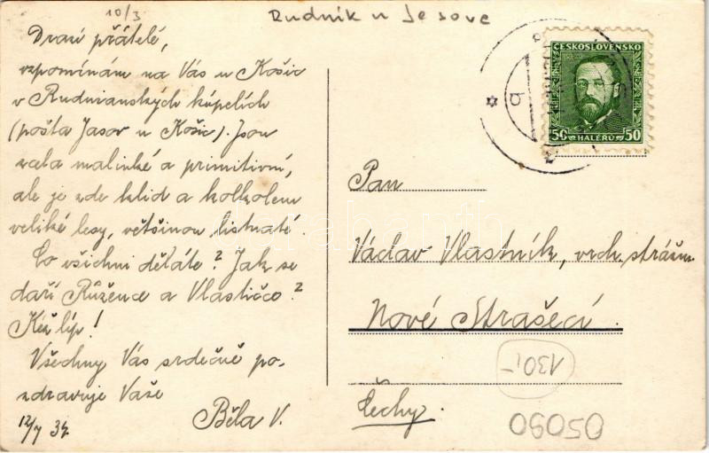 1934 Rudnok, Rudník; fürdő / spa. photo - Image 2