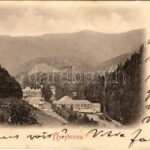 1899 (Vorläufer) Koritnyica, Korytnica; látkép. Ivánszky Elek kiadása / general view, spa (fa)