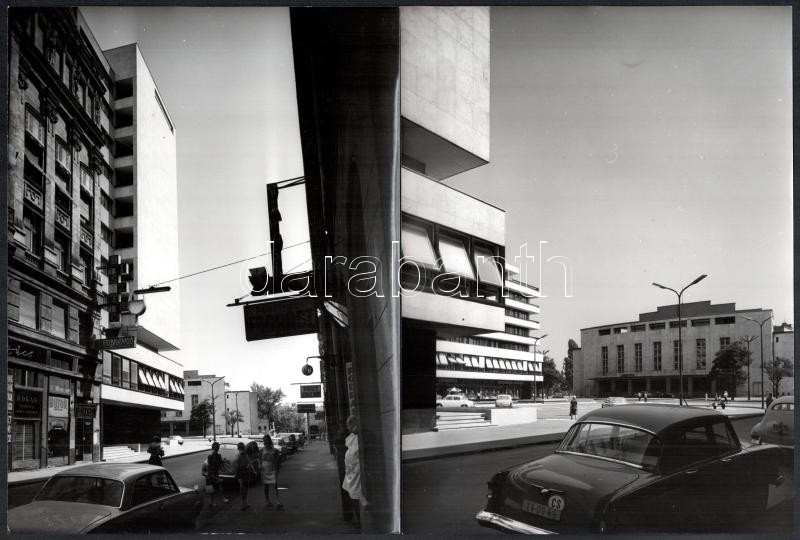 cca 1980-1990 Budapest VIII. kerület, OTP háztömb, 10 db fotó, 13,5×24 és 24×18 cm közötti méretekben - Image 2