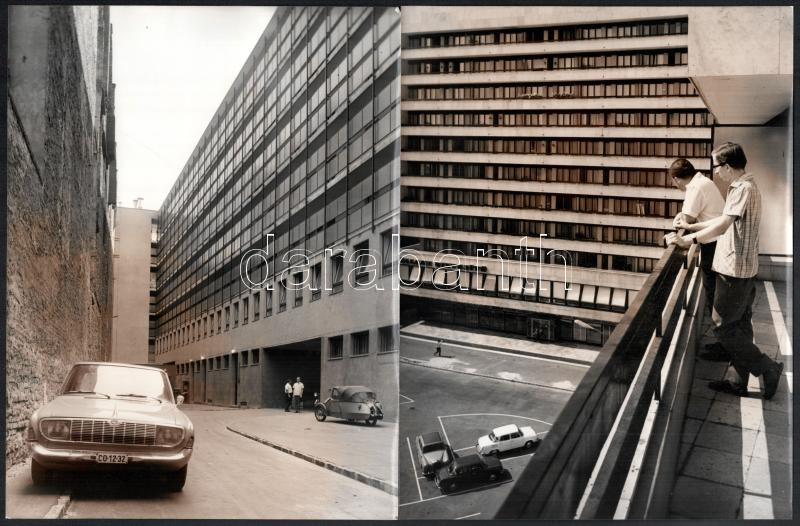 cca 1980-1990 Budapest VIII. kerület, OTP háztömb, 10 db fotó, 13,5×24 és 24×18 cm közötti méretekben - Image 4