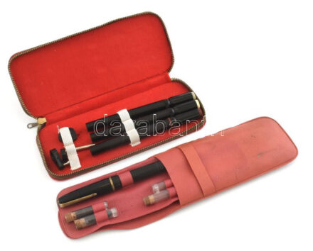 4 darab csőtoll, Centropen és Skribent, tokban.