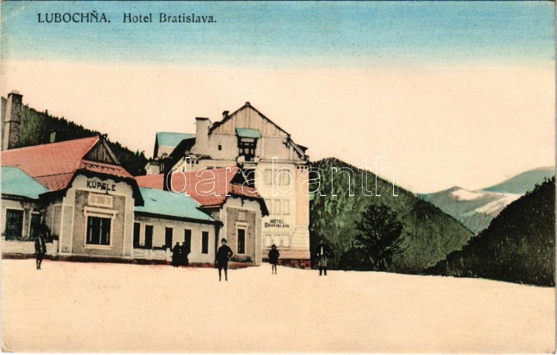 Fenyőháza, Lubochna; Hotel Bratislava, Kúpele / fürdő és szálloda / spa and hotel
