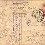 1918 Dobsina, Dobschau; látkép / general view + 'DOBSINA - BÁNRÉVE 50. SZ.' vasúti mozgóposta bélyegző (EK) - Image 2
