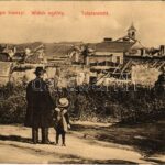 1916 Gorlice, po inwazyi / destruction after the Russian invasion + 'Kommando der k.u.k. Baukompagnie No. 1/62.'