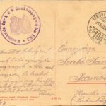 1916 Gorlice, po inwazyi / destruction after the Russian invasion + 'Kommando der k.u.k. Baukompagnie No. 1/62.' - Image 2