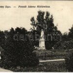 Nowy Sacz, Nowego Sacza, Neu Sandez, Újszandec; Pomnik Adama Mickiewicza / statue