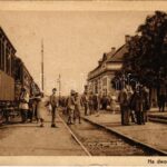 Deliatyn, Delatin, Delatyn, Deljatin; Na dworcu kolejowym / railway station, train (EK)