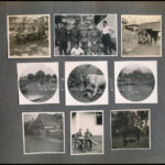 cca 1940-1942 Albumlapokra ragasztott fotó a frontról, 66 db, néhány kivágásnyommal - Image 2