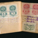 cca 1960-1970 Névre szóló befizetési számlatömb, mind kitöltve, okmánybélyegekkel - Image 2