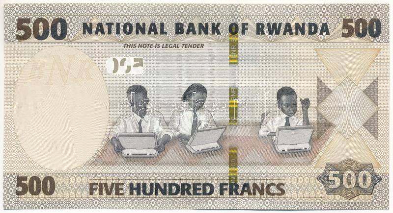 Ruanda 2019. 500Fr 'BL 5598405' T:I Rwanda 2019. 500 Francs 'BL 5598405' C:UNC