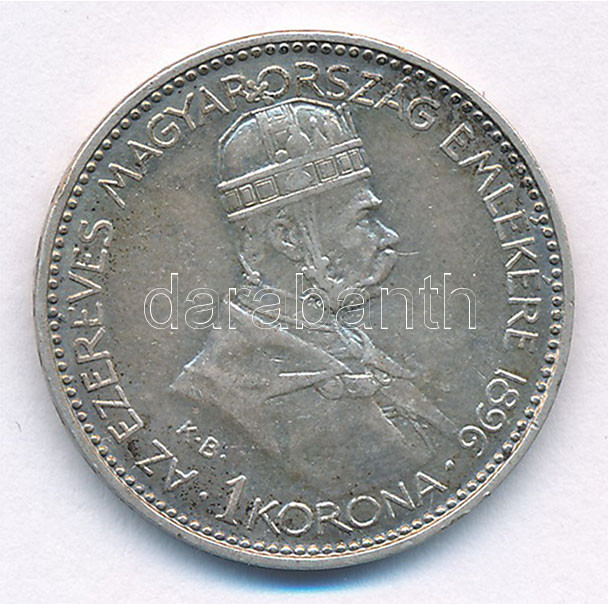 1896KB 1K Ag 'Millenium' T:2 Adamo K5.2 - Image 2
