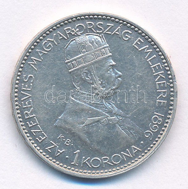 1896KB 1K Ag 'Millenium' T:1-,2 Adamo K5.2 - Image 2