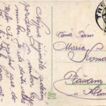 1931 Trencsén, Trencín; mozaiklap, rajta zsinagóga és vár / multi-view postcard with synagogue and castle (EK) - Image 2