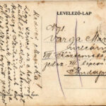 1917 Lévárt, Lévárt-fürdő, Lévárd, Leváre; Park részlet vendéglakásokkal / park, villa, hotel (EK) - Image 2
